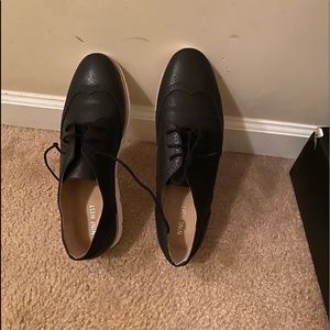 Leather loafers
